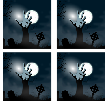 Posavasos halloween mano del cementerio tenebroso - TenVinilo