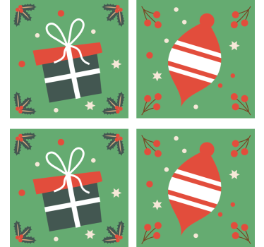 Posavasos navideño adorno y regalo festivo - TenVinilo