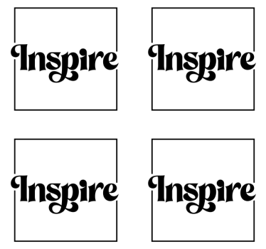 Posavasos con frases tipografía inspiradora - TenVinilo