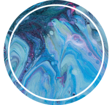 Posavasos patrón azul enredado - TenVinilo