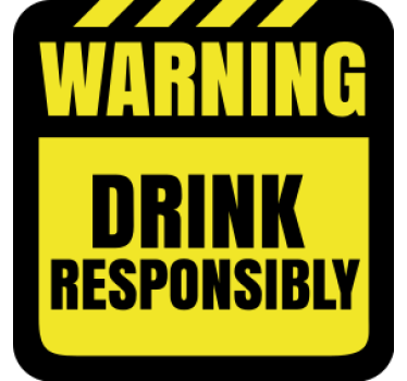 Posavasos cerveza recordatorio de bebida responsable - TenVinilo