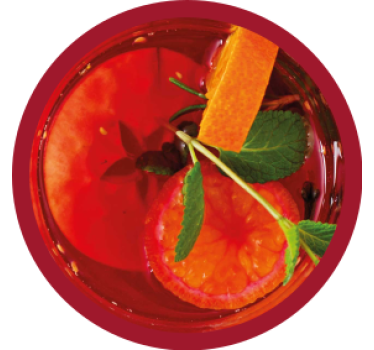 Posavasos cerveza bebida cítrica frutal - TenVinilo