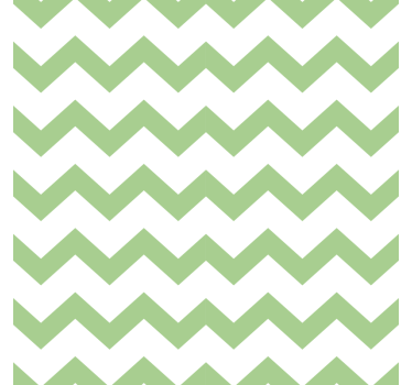 Posavasos patrón de chevron en verde - TenVinilo