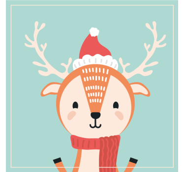 Posavasos navidad Reno bebé - TenVinilo