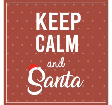 Posavasos navideño con diseño de frase festiva - TenVinilo