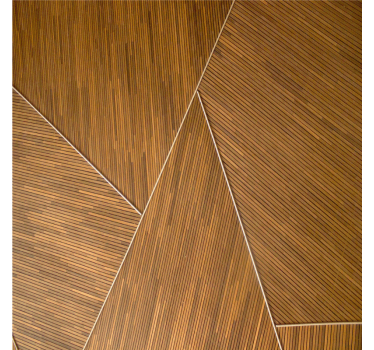 Posavasos patrón geométrico de madera - TenVinilo
