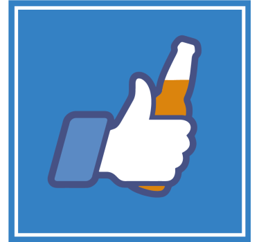 Posavasos cerveza pulgar arriba bebida - TenVinilo