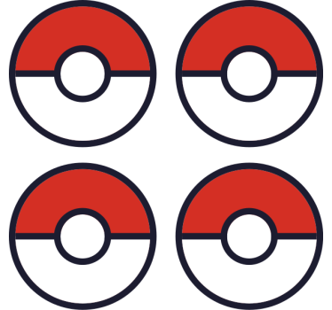 Posavasos frikis Bola de pokemon - TenVinilo