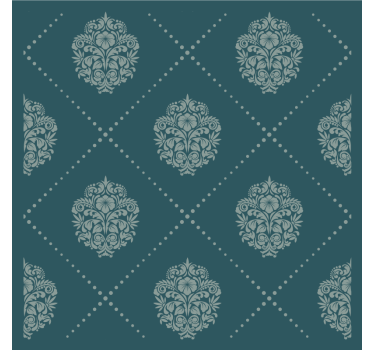 Posavasos motivo floral elegante - TenVinilo