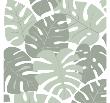 Posavasos patrones de monstera frondosa - TenVinilo