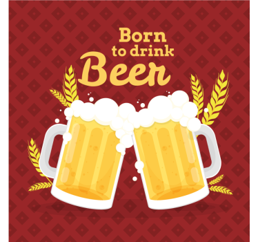 Posavasos cerveza brindemos con cervezas - TenVinilo