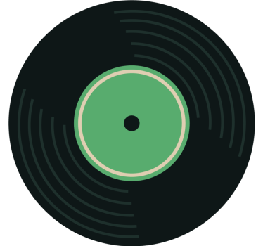 Posavasos retro Disco para cada set - TenVinilo
