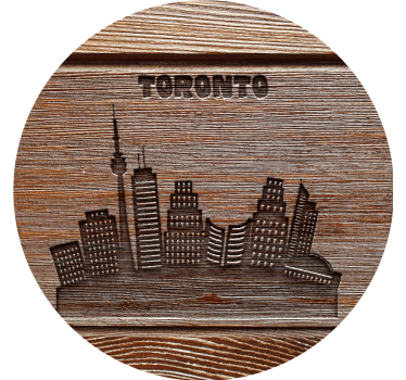 Posavasos retro posavasos cortada con láser - TenVinilo