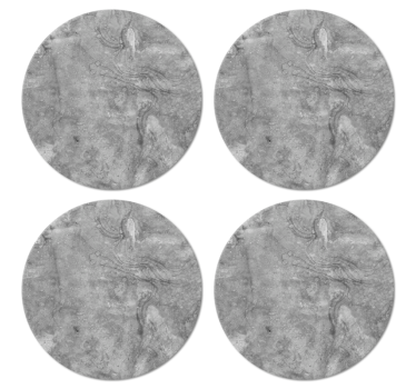 Posavasos imitación Estilo gris mármol - TenVinilo