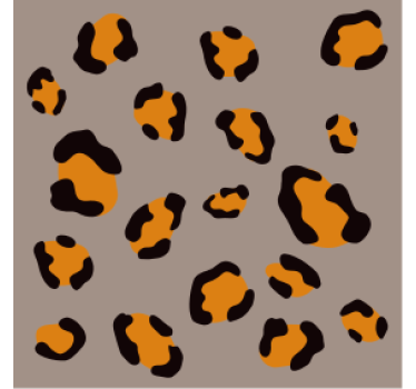 Posavasos cerveza estampado de leopardo - TenVinilo