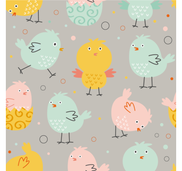 Posavasos frikis pájaros coloridos y juguetones - TenVinilo