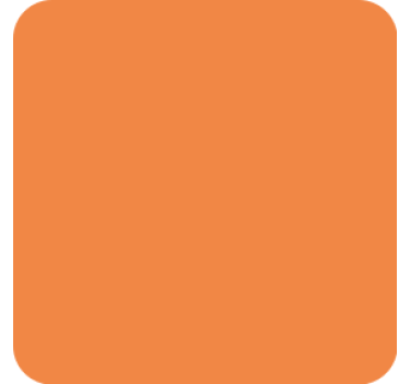 Posavasos superficie naranja sencilla - TenVinilo