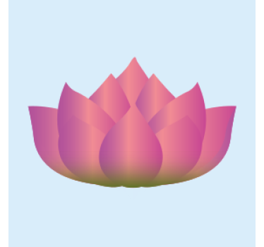 Posavasos frikis flor de loto en flor - TenVinilo