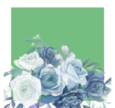 Posavasos boda arreglo floral elegante - TenVinilo