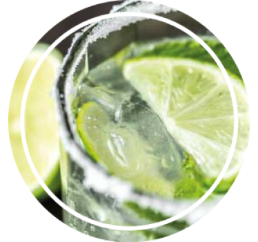 Posavasos personalizable refrescante sabor a lima - TenVinilo