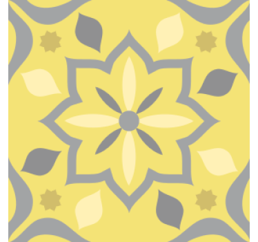 Posavasos de azulejos Azulejos pantone - TenVinilo
