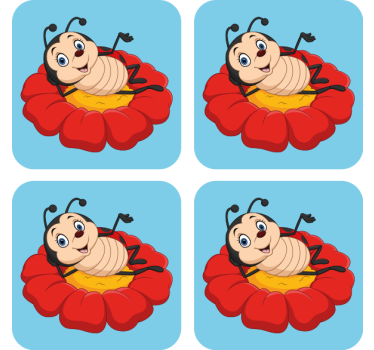 Posavasos frikis bichito alegre - TenVinilo