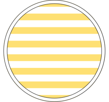 Posavasos patrón amarillo rayado - TenVinilo
