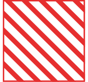 Posavasos navidad Diseño de rayas diagonales - TenVinilo