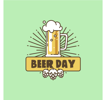 Posavasos cerveza celebración de jarras de cerveza - TenVinilo