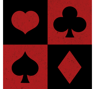 Posavasos frikis parches de símbolos de cartas - TenVinilo