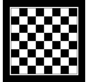 Posavasos frikis en patrón de cuadros blanco y negro - TenVinilo