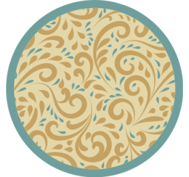 Posavasos inspiración floral elegante - TenVinilo