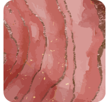 Posavasos remolinos de mármol rosa abstracto - TenVinilo