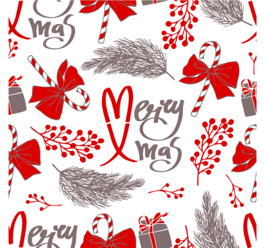 Posavasos navideño con patrones festivos - TenVinilo