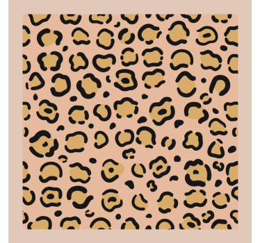 Posavasos con motivo de print leopardo - TenVinilo