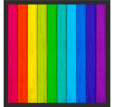 Posavasos rayas de color vibrante - TenVinilo