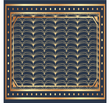 Posavasos patrón geométrico elegante - TenVinilo