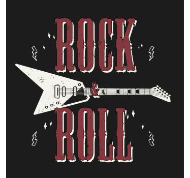 Posavasos retro Rock n 'roll con diseño de guitarra - TenVinilo