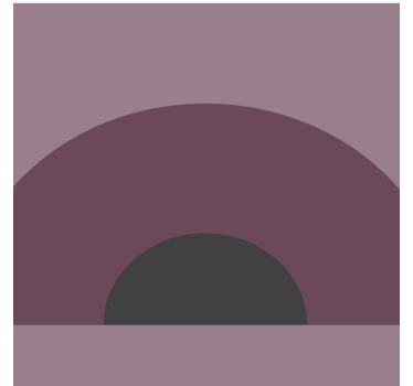 Posavasos diseño curvado en capas - TenVinilo