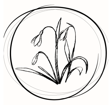 Posavasos dibujo floral elegante - TenVinilo