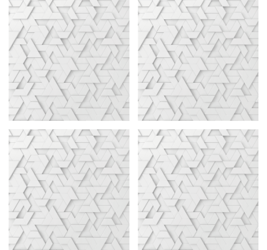 Posavasos patrón texturizado geométrico - TenVinilo