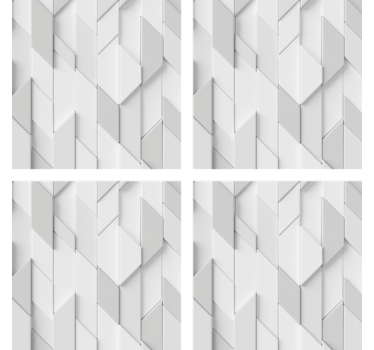 Posavasos patrón de relieve geométrico - TenVinilo