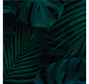 Posavasos patrón de verde exuberante - TenVinilo