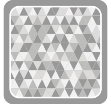 Posavasos patrón de triángulos geométricos - TenVinilo
