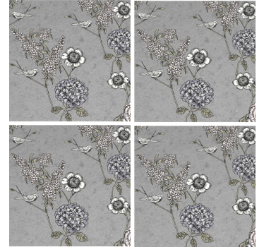 Posavasos fondo texturizado floral - TenVinilo
