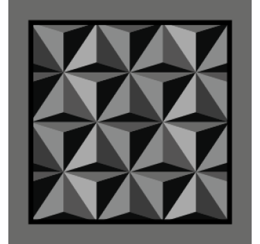 Posavasos patrón de formas geométricas - TenVinilo