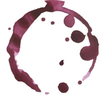 Posavasos manchas de vino - TenVinilo
