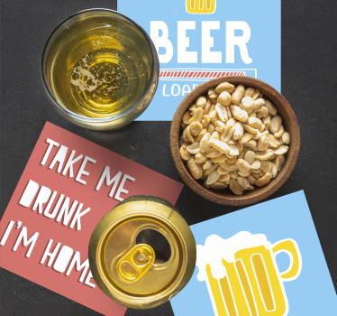 Posavasos cerveza frases divertidas de bebidas - TenVinilo