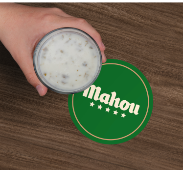 Posavasos cerveza marcador circular clásico - TenVinilo