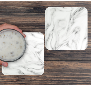Posavasos con diseño de vórtice de mármol - TenVinilo
